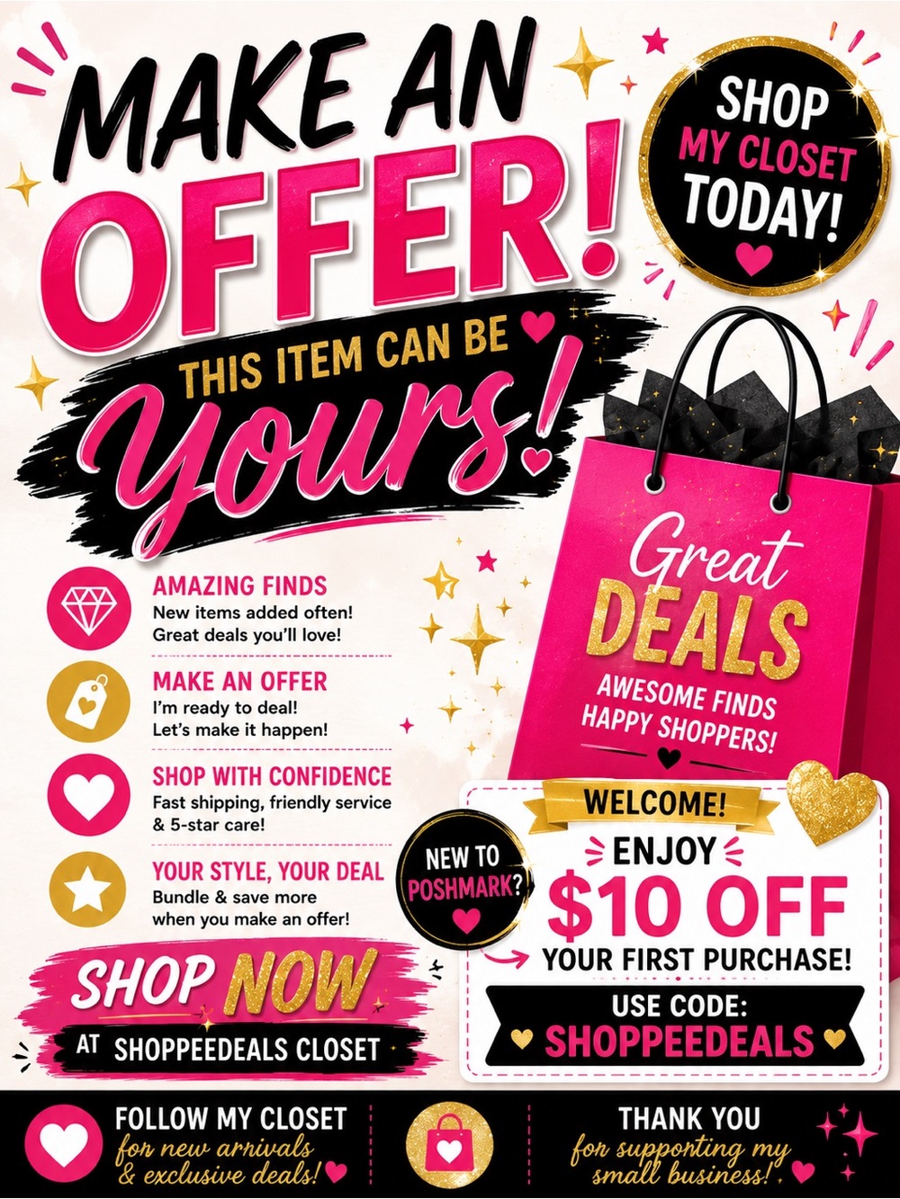 ✨ WELCOME TO SHOPPEEDEALS CLOSET! ✨